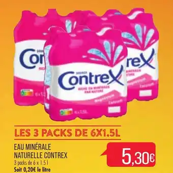 Match Eau minérale naturelle contrex offre