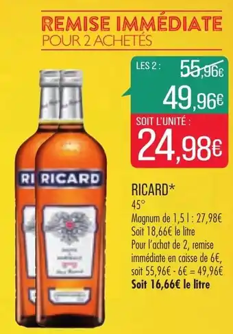 Match Ricard offre