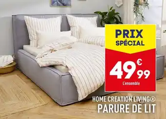 ALDI Home creation living parure de lit offre
