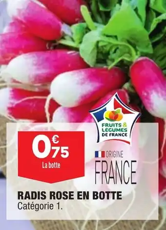 ALDI Radis rose en botte offre