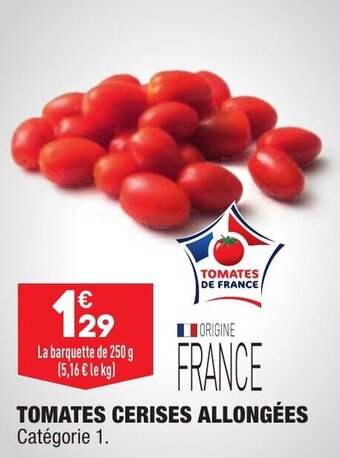 ALDI Tomates cerises allongées offre