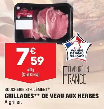 ALDI Grillades de veau aux herbes offre