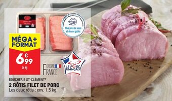 ALDI 2 rôtis filet de porc offre