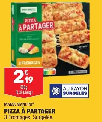 ALDI MAMA MANCINI pizza à partager offre