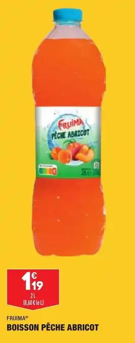 ALDI FRUIMA boisson pêche abricot offre