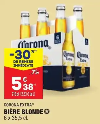 ALDI CORONA EXTRA bière blonde offre