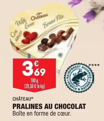 ALDI CHATEAU pralines au chocolat offre