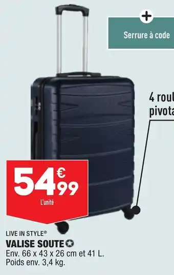 ALDI LIVE IN STYLE valise soute offre