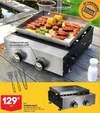ALDI BBQ plancha gaz offre