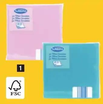 ALDI 50 Serviettes papier offre