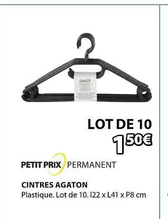 JYSK Cintres Agaton offre