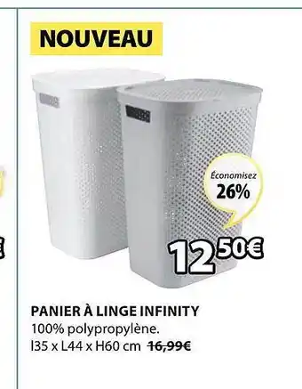 JYSK Panier à Linge Infinity offre