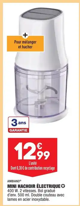 ALDI Mini Hachoir électrique offre