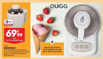 ALDI Quigg Sorbetière offre