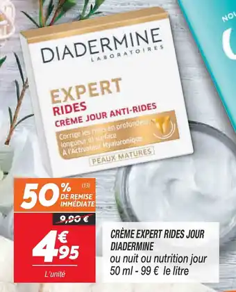 Netto Crème Expert Rides Jour Diadermine offre