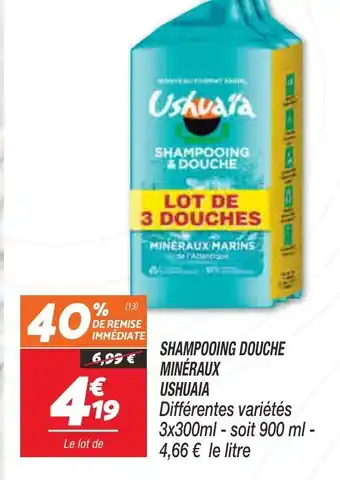 Netto Shampooing Douche Minéraux Ushuaia offre