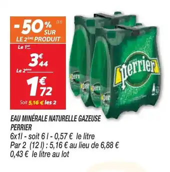 Netto Eau Minérale Naturelle Gazeuse Perrier offre