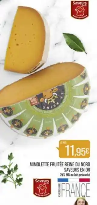 Match Mimolette Fruitée Reine Du Nord Saveurs En Or offre