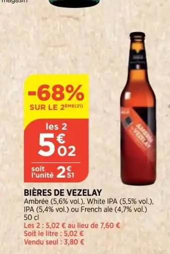 Bi1 Bières de Vezelay offre