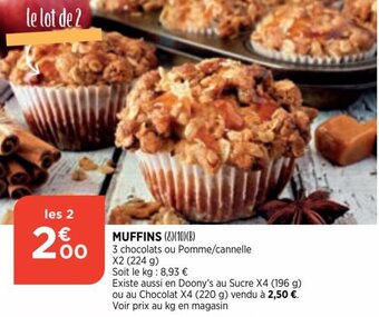 Bi1 Muffins offre