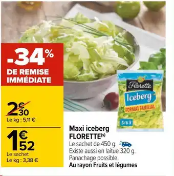 Florette maxi iceberg