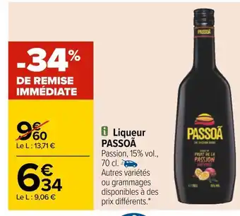 Passoã liqueur