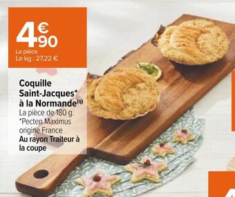 Carrefour Coquille saint-jacques à la normande offre