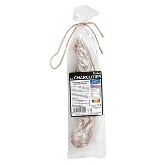 Auchan Saucisson sec nature auchan le charcutier offre
