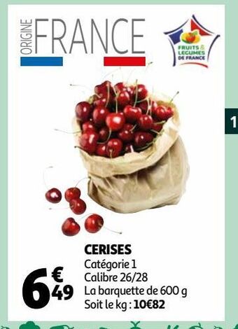 Auchan Cerises offre