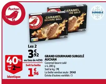 Auchan Grand gourmand surgelé auchan offre
