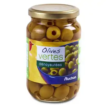 Auchan Olives vertes dénoyautées auchan offre