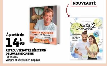 Auchan Retrouvez notre sélection de livres de cuisine offre