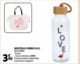 Auchan Bouteille verre 0.42 l offre