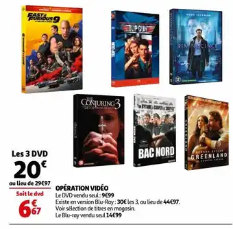 Auchan Opération vidéo offre