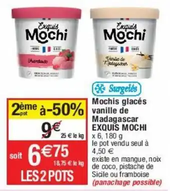 Migros Glace à la vanille offre
