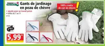 Norma Gants De Jardinage En Peau De Chèvre offre