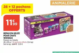 Repas en Gelée Pour Chats Whiskas