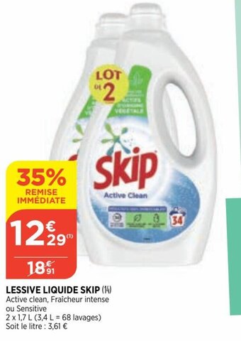 Bi1 Lessive Liquide Skip offre