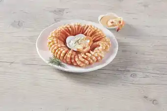 U Express Couronne de queues de crevettes sauce cocktail ou fines herbes offre