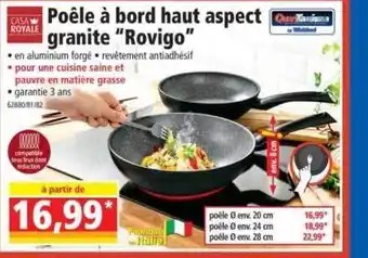 Norma Poêle à Bord Haut Aspect Granite offre