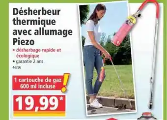 Norma Désherbeur Thermique Avec Allumage Piezo offre