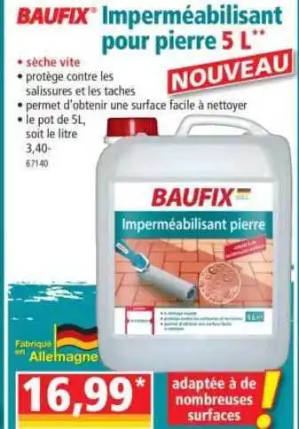 Norma Imperméabilisant Pour Pierre Baufix offre