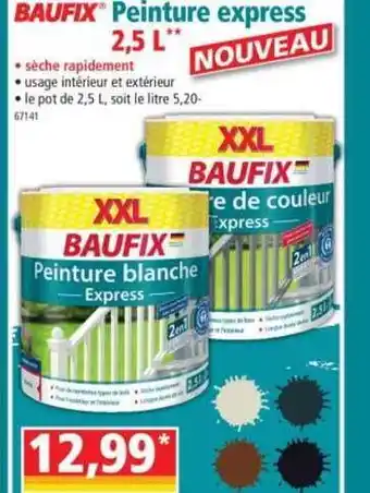 Norma Peinture Express Baufix offre