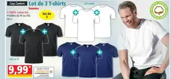 Norma Lot De 3 T-shirts Homme offre