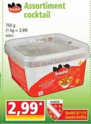 Norma Assortiment Cocktail Boehli offre