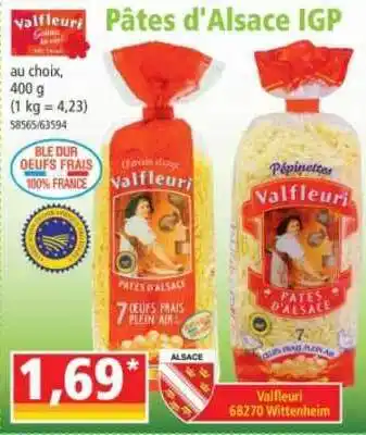 Pâtes D'alsace Igp Valfleuri