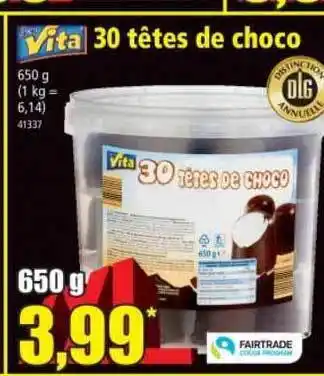 Norma 30 Têtes De Choco Vita offre