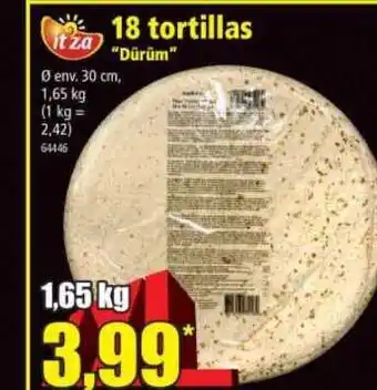 Norma 18 Tortillas offre