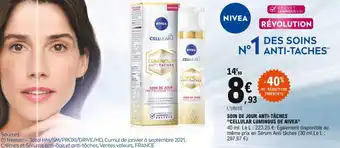 E.Leclerc Soin de jour anti-tâches "CELLULAR LUMINOUS DE NIVEA" offre