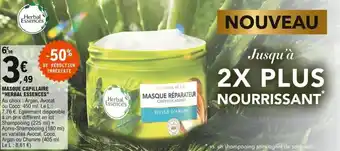 E.Leclerc Masque capillaire "HERBAL ESSENCES" offre